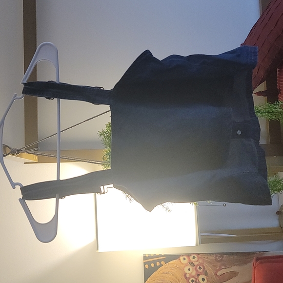 Denim crop tank top - Picture 2 of 2